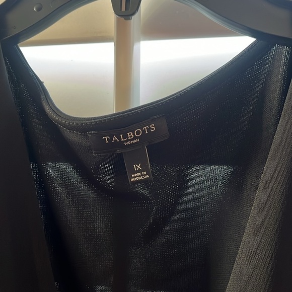 Talbots faux wrap Maxi Sleeveless Jersey Dress Size 1X - Picture 5 of 9